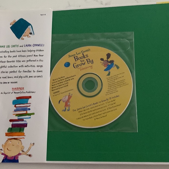 Jamie Lee Curtis Books to Grow By Treasury Songs CD Hardcover Children’s Book - Picture 2 of 14